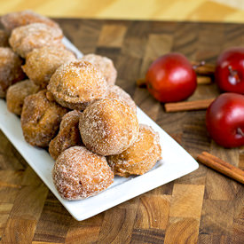 Easy Apple Cider Donuts - Recipe photo by The Midnight Baker