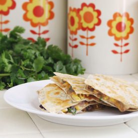 Black Bean and Corn Quesadillas - Recipe photo by Please Note