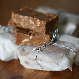 Peanut Butter & Chocolate Tiffin - Recipe photo by mintandshirls