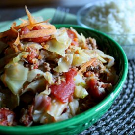 Smothered Cabbage with Ground Beef - Recipe photo by bcelestin