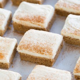 Cinnamon Roll Sugar Cookie Bars - Recipe photo by cooking classy
