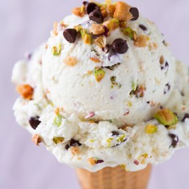 Cannoli Ice Cream - Recipe photo by cooking classy