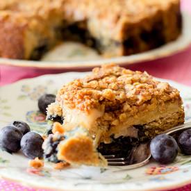 Nectarine and Blueberry Coffee Cake - Recipe photo by Inner Harmony Nutrition