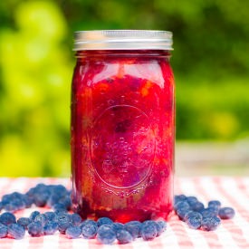 Peach Blueberry Pie Filling - Recipe photo by Cooking Madly