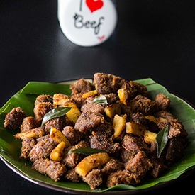 Beef Dry Fry/ Beef Ularthiyathu - Recipe photo by Palaharam