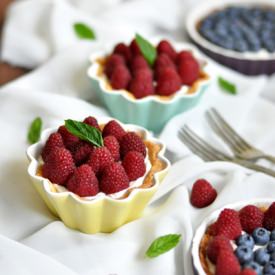Raspberry Lemon Tartelettes - Recipe photo by czekolada utkane
