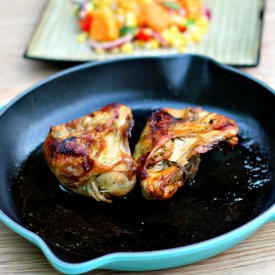 Sweet Tea Brined Roasted Chicken - Recipe photo by Highheelstohotwheels