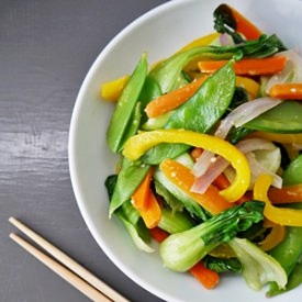 Garlic Ginger Veggie Stir Fry - Recipe photo by olivial902