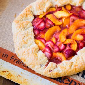 Peach Strawberry Tart - Recipe photo by sallysbakingaddiction
