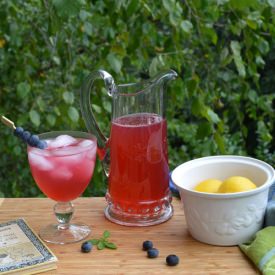 Blueberry Basil Lemonade - Recipe photo by LemonyThyme
