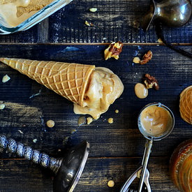 Dulce de Leche Ice Cream - Recipe photo by Bucataria familiei mele