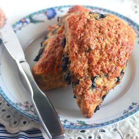 Cheddar Bacon Blueberry Scones - Recipe photo by cookingbride