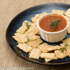 Rosemary and Cheese Crackers - Recipe photo by Rutvika