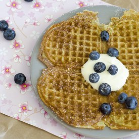 Scandinavian Waffles - Recipe photo by houseoftreats.org