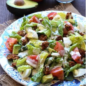 Healthy Cobb Salad with Ranch - Recipe photo by making thyme for health