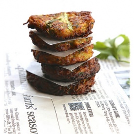 Zucchini Patties/Latkes - Recipe photo by sreelu