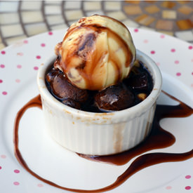 Chocolate Pretzel Bread Puddings - Recipe photo by wafoodie
