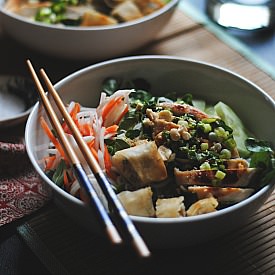 Vietnamese Vermicelli Noodle Bowl - Recipe photo by morestomachblog