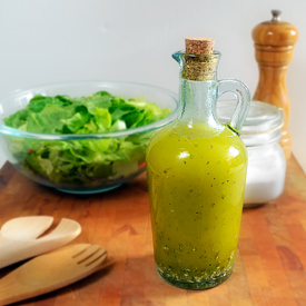 Basic Vinaigrette - Recipe photo by Behind the Bites