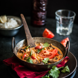 Easy Mushroom Curry - Recipe photo by Parttimechef