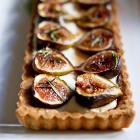 Rosemary Fig Tart - Recipe photo by Feasting at Home