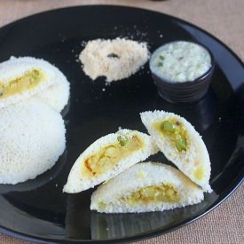 Potato Stuffed Idli Sandwich - Recipe photo by prathibha Garre