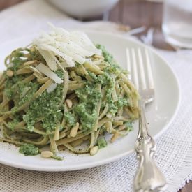 Zucchini Pesto - Recipe photo by Running to the Kitchen