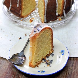 Almond Lavender Cake with Lemon - Recipe photo by D.M