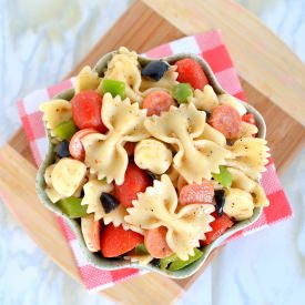 Pizza Pasta Salad - Recipe photo by BruCrewLife