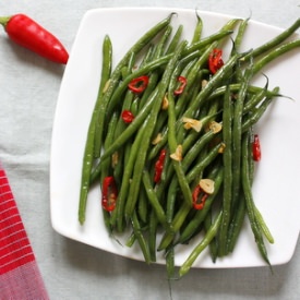 Chilli and Garlic Green Beans - Recipe photo by recipesfromapantry