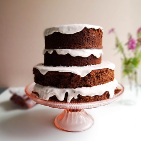 Peanut Butter & Jelly Birthday Cake - Recipe photo by sundaymorning bananapancakes