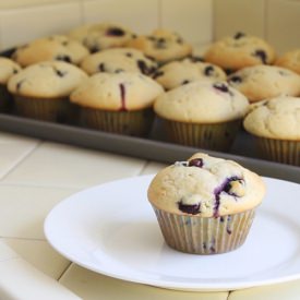 Lemon Blueberry Muffins - Recipe photo by Please Note