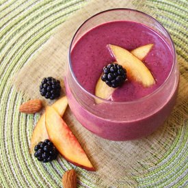 Blackberry & Coconut Water Smoothie - Recipe photo by Inspired Edibles