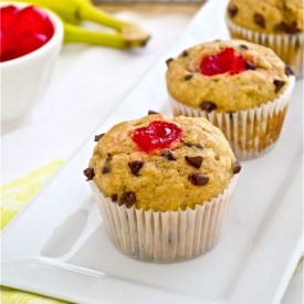 Healthier Banana Split Muffins - Recipe photo by flavorthemoments