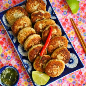 Vietnamese Chicken Rissoles - Recipe photo by chilliandmint