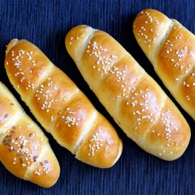 Home-Baked Hot Dogs - Recipe photo by WhileHeWasOut