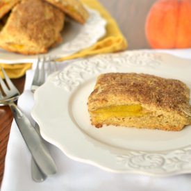 Peach Cobbler Scones - Recipe photo by bekita