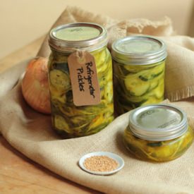 Refrigerator Pickles - Recipe photo by capefearnutrition