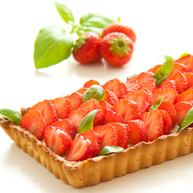 Strawberry Cake with White Chocolate - Recipe photo by Carolines Blog