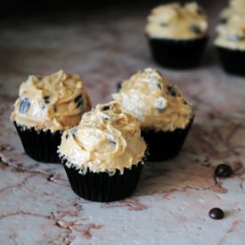 Chocolate Chip Cookie Dough Cupcake - Recipe photo by forgetthosecalories