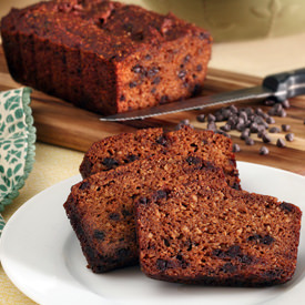 Pumpkin Bread w/ Chocolate Chips - Recipe photo by Paleo Newbie