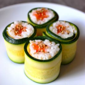 Courgette Maki - Recipe photo by Le Yin