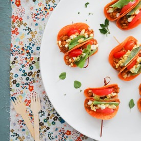 Mini BBQ Tempeh Tacos - Recipe photo by sundaymorning bananapancakes