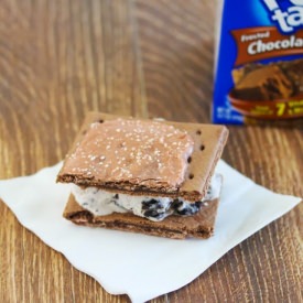 Pop Tart Ice Cream Sandwiches - Recipe photo by marriageandlaughter
