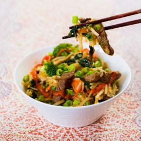 Healthy Beef Chow Fun - Recipe photo by Cooking Madly