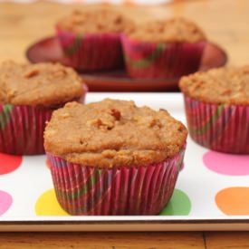 Peanut Butter Protein Muffins - Recipe photo by floobish