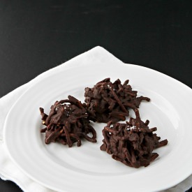 Salted Dark Chocolate Haysticks - Recipe photo by Just a Smidgen
