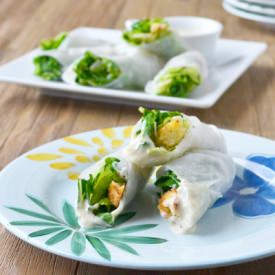 Caesar Salad Spring Rolls - Recipe photo by CookTheStory