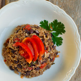 Gallo Pinto Rice Dish - Recipe photo by PicklesTravel