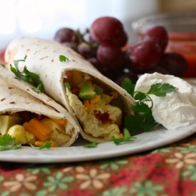 Turkey Bacon Breakfast Burrito - Recipe photo by countrygirlgourmet